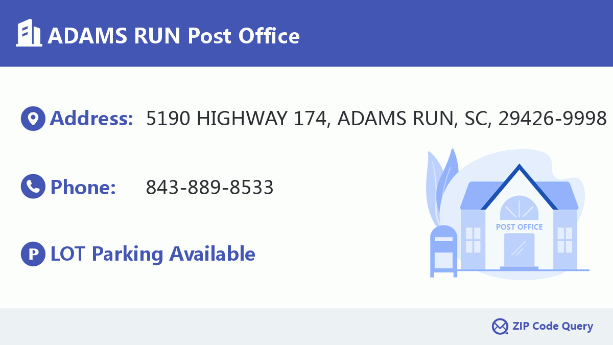 Post Office:ADAMS RUN