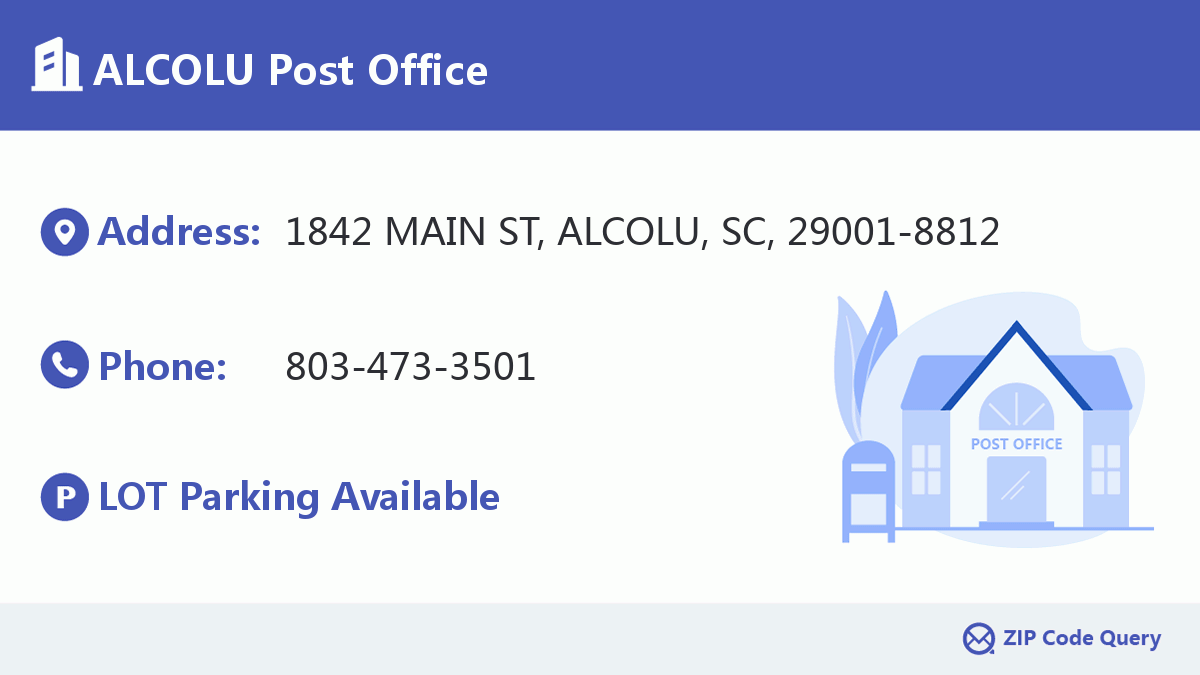 Post Office:ALCOLU