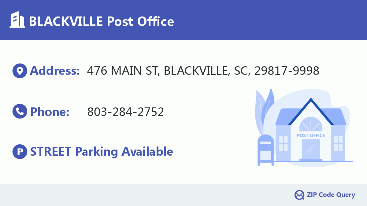 Post Office:BLACKVILLE