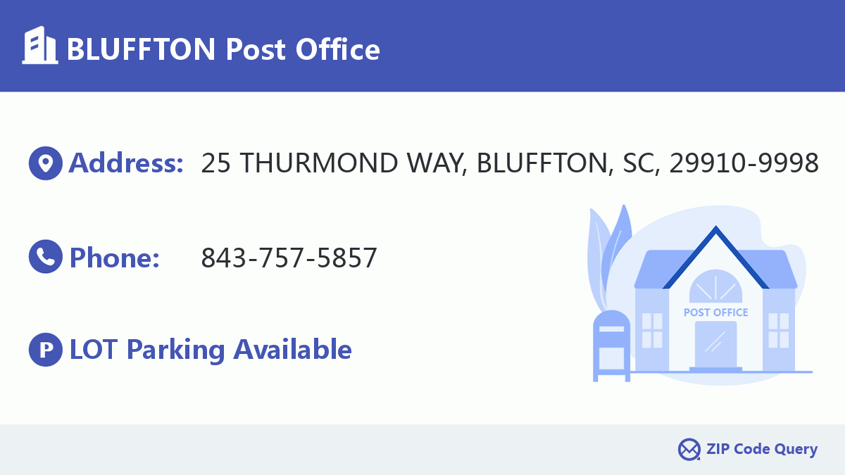Post Office:BLUFFTON