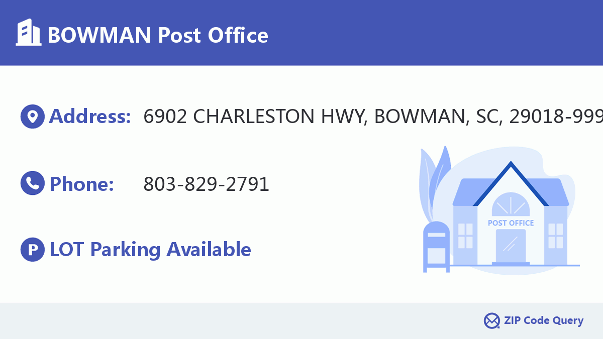 Post Office:BOWMAN