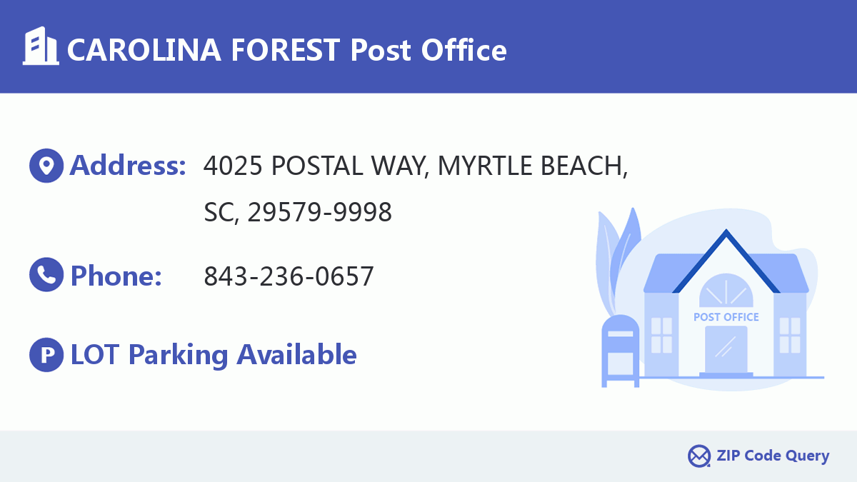 Post Office:CAROLINA FOREST