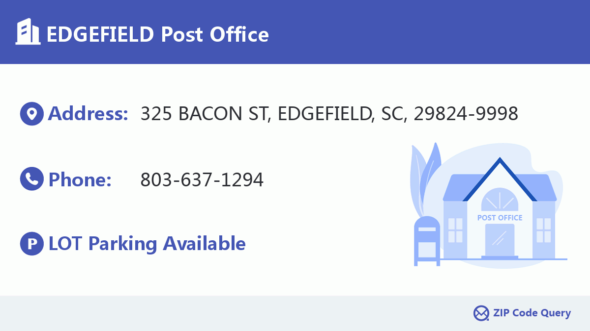 Post Office:EDGEFIELD
