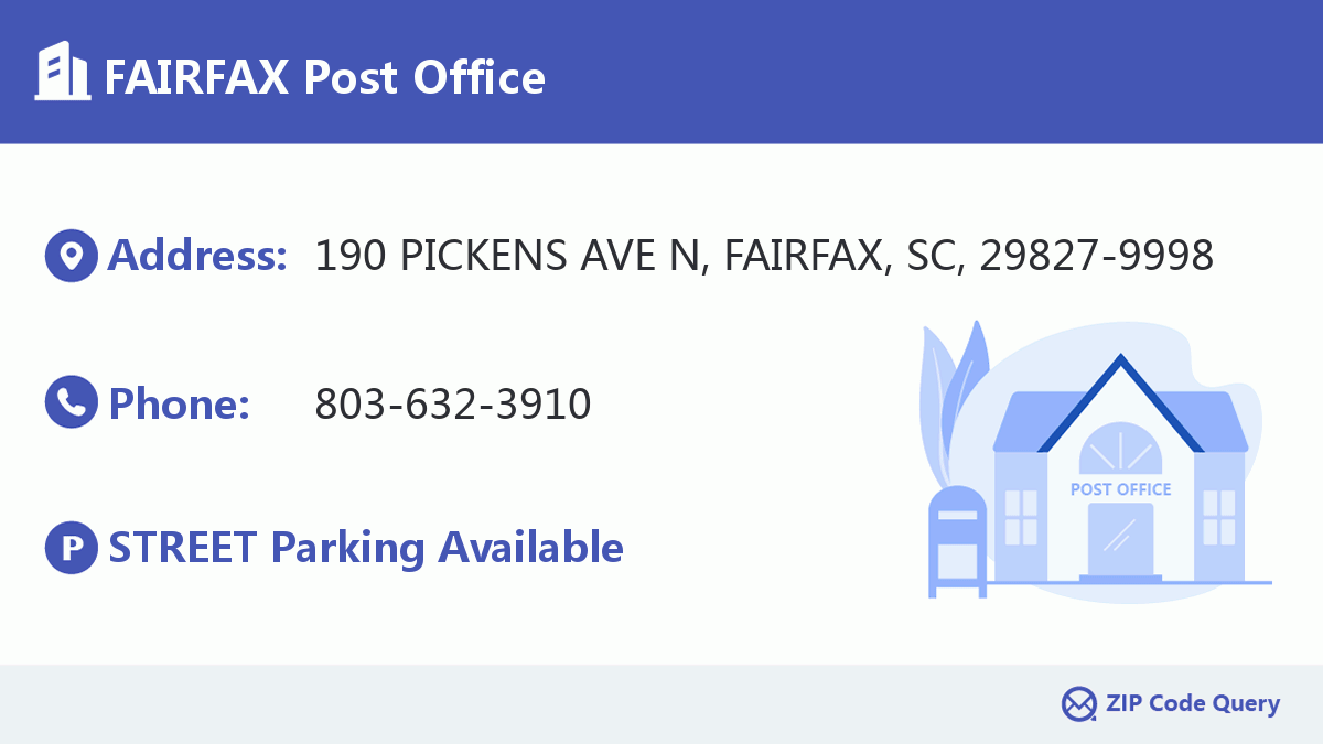 Post Office:FAIRFAX