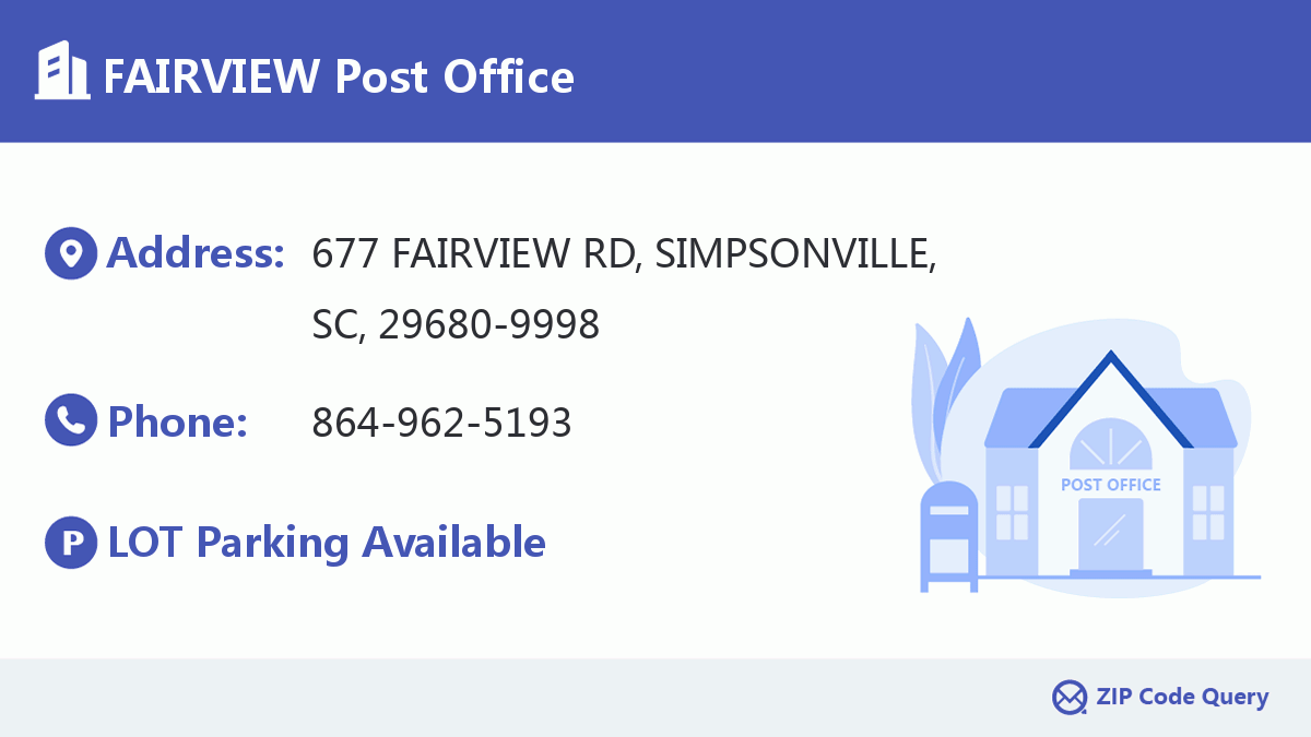 Post Office:FAIRVIEW