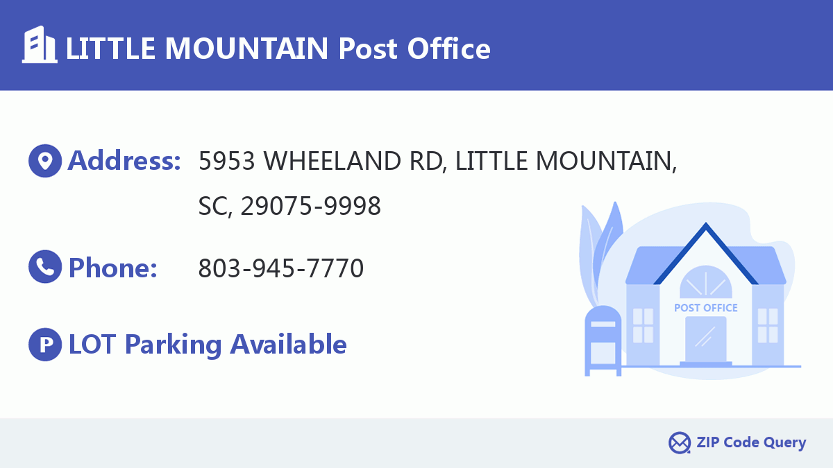 Post Office:LITTLE MOUNTAIN