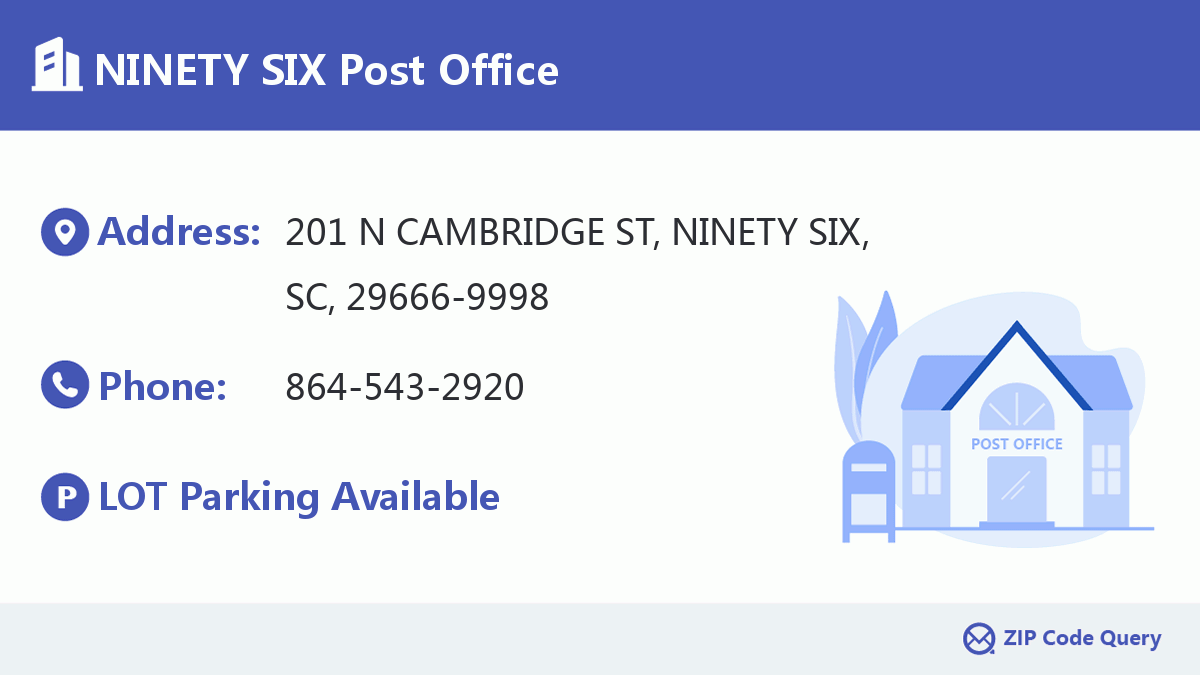 Post Office:NINETY SIX