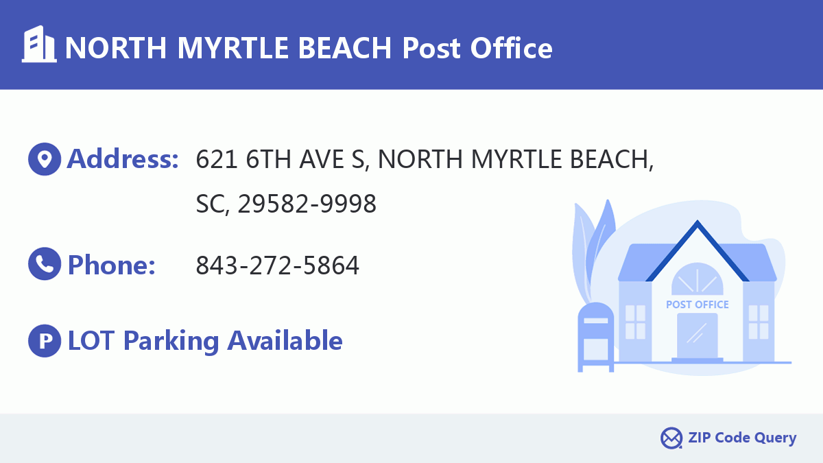 Post Office:NORTH MYRTLE BEACH