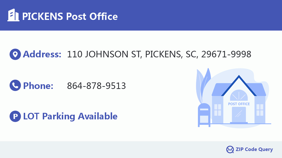 Post Office:PICKENS