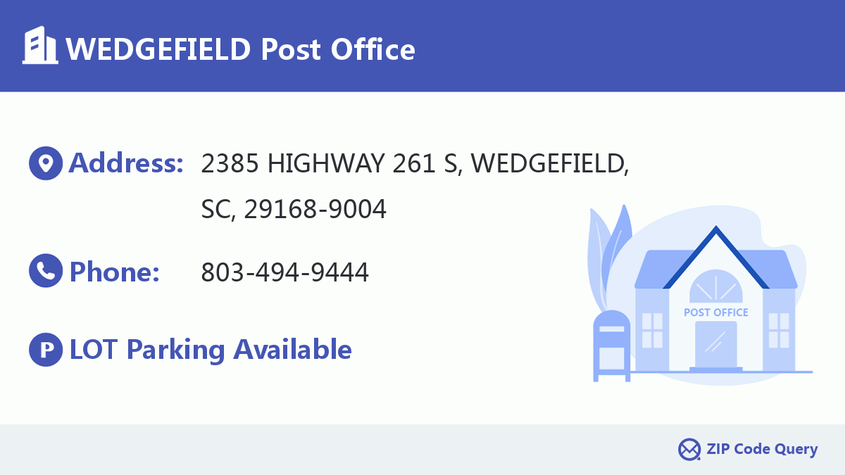Post Office:WEDGEFIELD